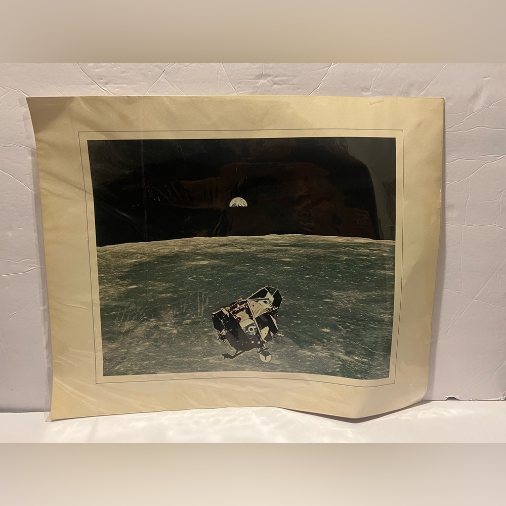 Vintage Apollo 11 Moon Landing Print